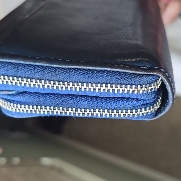 Coach Whipstitch POPPY OPTIC DENIM Tote EUC and Double zip wallet and more!! - Picture 16 of 17